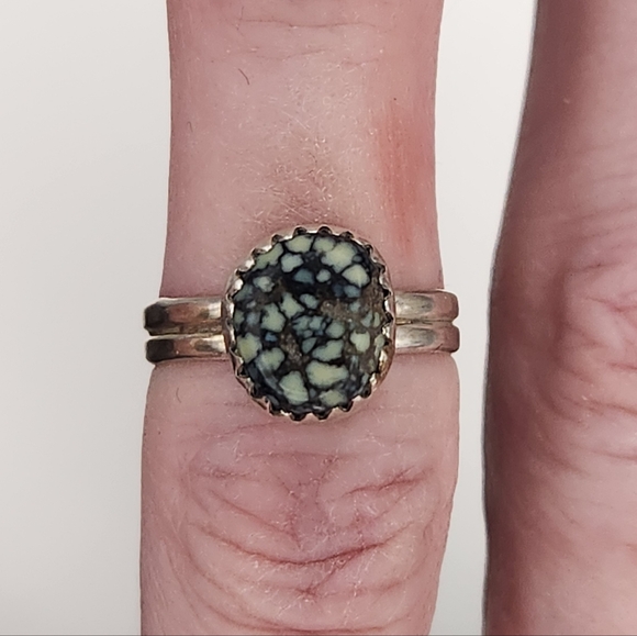 Artisan Jewelry - Poseidon varisite sterling silver ring